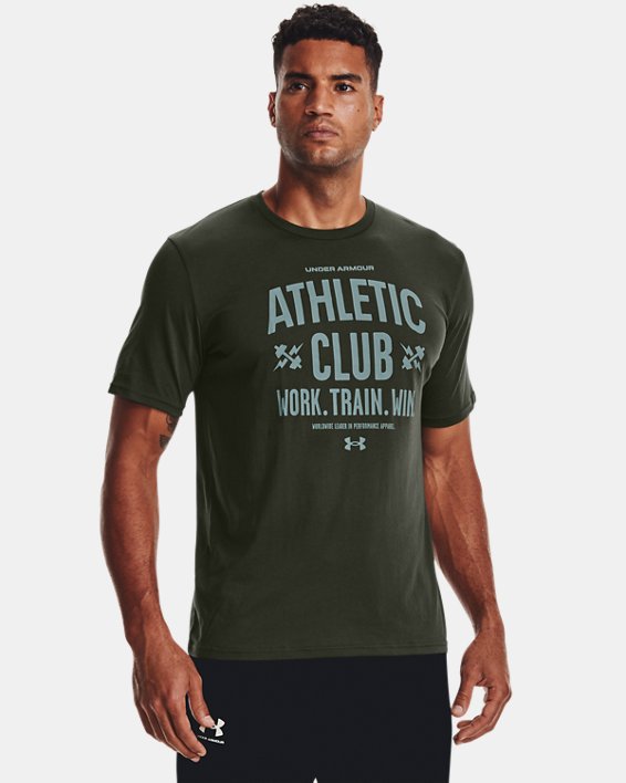 Men's UA Training Club T-Shirt, Green, pdpMainDesktop image number 0